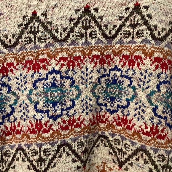 Pilcro Multicolor Patterned Sweater - Picture 6 of 8